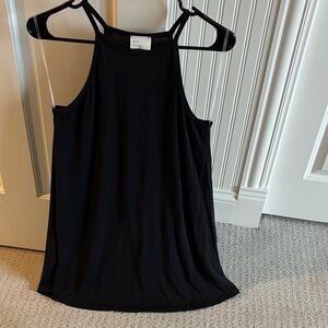 Brand New! Dee Elly Black Sleeveless Dress With High Neck Line Women’s Size XS